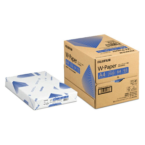 FUJIFILM 富士フィルム コピー用紙 W-Paper A4 2500枚 ZGAA1354    