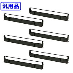 【6本セット】 エプソン/EPSON 【汎用】 #7754 7Q1VP13K対応 リボンカートリッジ （VP130K / ERC-20） 【沖縄・離島 お届け不可】