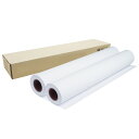 【2本セット】インクジェットロール紙 厚手マットコート紙 幅594mm(A1)×長さ30m 厚0.185mm プロッター用紙 大判ロール紙 大判インクジェット用...