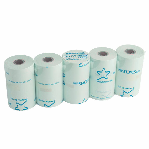 クリーンルーム用無塵紙 スタクリンサーマルNK 80mm×25m ブルー SCS080NK(旧型番 SCS080PA / SCS080PA2..