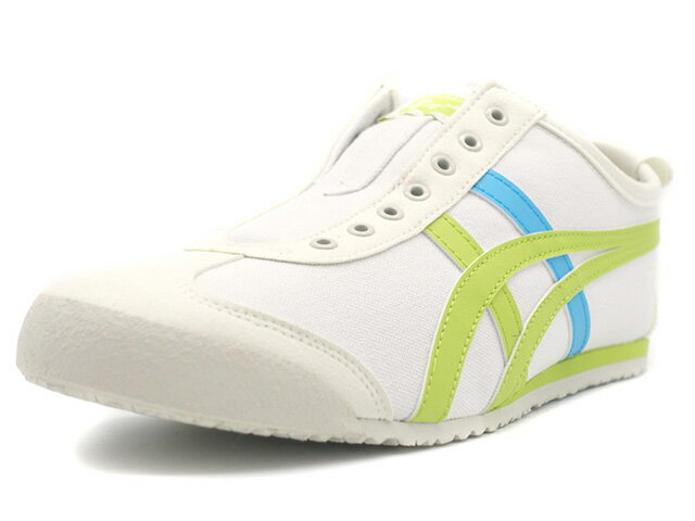 オニツカタイガー スリッポン メンズ Onitsuka Tiger [オニツカタイガー メキシコ66スリッポン]　MEXICO 66 SLIP-ON　CREAM/NEON LIME (1183A360-124)