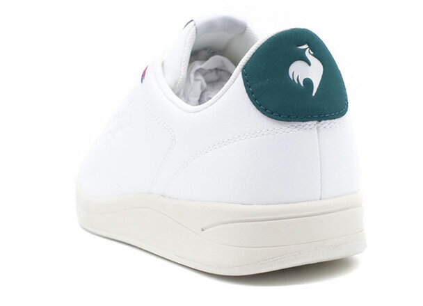 le coq sportif [ルコックスポルティフ LCSエンブレム]　LCS EMBLEME　WHITE/GREEN (LU5SSN07UZWHGR)