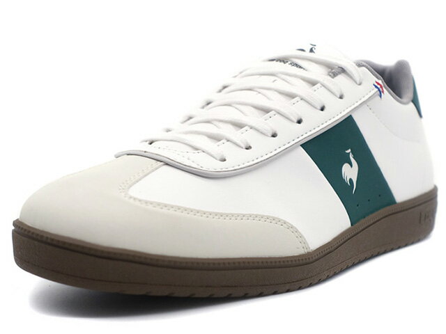 le coq sportif [ルコックスポルティフ LCSガレ3]　LCS GARE III　WHITE/GREEN (LU5FSN55UZWHGR)