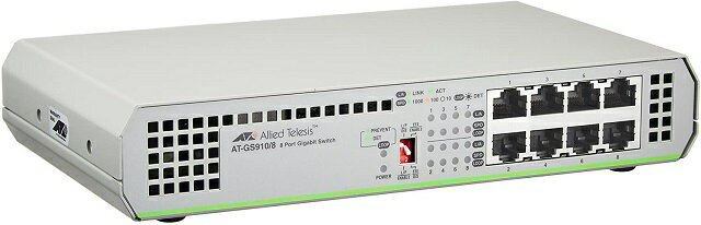 アライドテレシス スイッチングハブ AT-GS910/8 2329R 