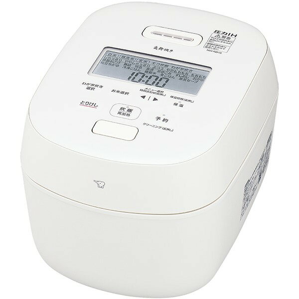 【東証上場の安心企業】【新品・在庫】NW-NB10-WA ●象印 圧力IH炊飯ジャー 炎舞炊き 5.5合炊き [ホワイト]（NW-NB10）【送料無料！（沖縄・離島配送不可）】【kk9n0d18p】【time】