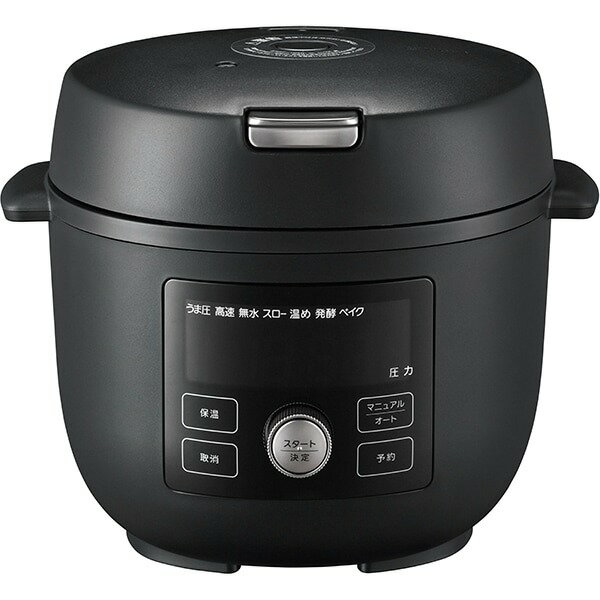 【東証上場の安心企業】【新品・在庫あり】COK-A220-KM　●タイガー 電気圧力鍋 TIGER COOKPOT［マットブラック］（COK-A220）【送料無料！（沖縄・離島配送不可）】【smtb-u】【kk9n0d18p】