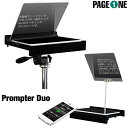 【新品・在庫あり】★東証上場の安心企業★【ページワン/PAGEONE】iPad専用プロンプター Prompter Duo PD-100 Camera & Speech （送料無料（沖縄・離島は除く））【kk9n0d18p】