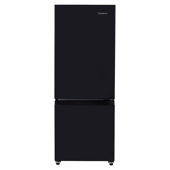 （東証上場の安心企業）新品・お取り寄せ■Hisense（ハイセンス）冷蔵庫 幅48.1cm 162L 2ドア 右開き 自動霜取り コンパクト［ブラック］HR-D16FB【送料無料！(沖縄、離島配送不可）】【kk9n0d18p】