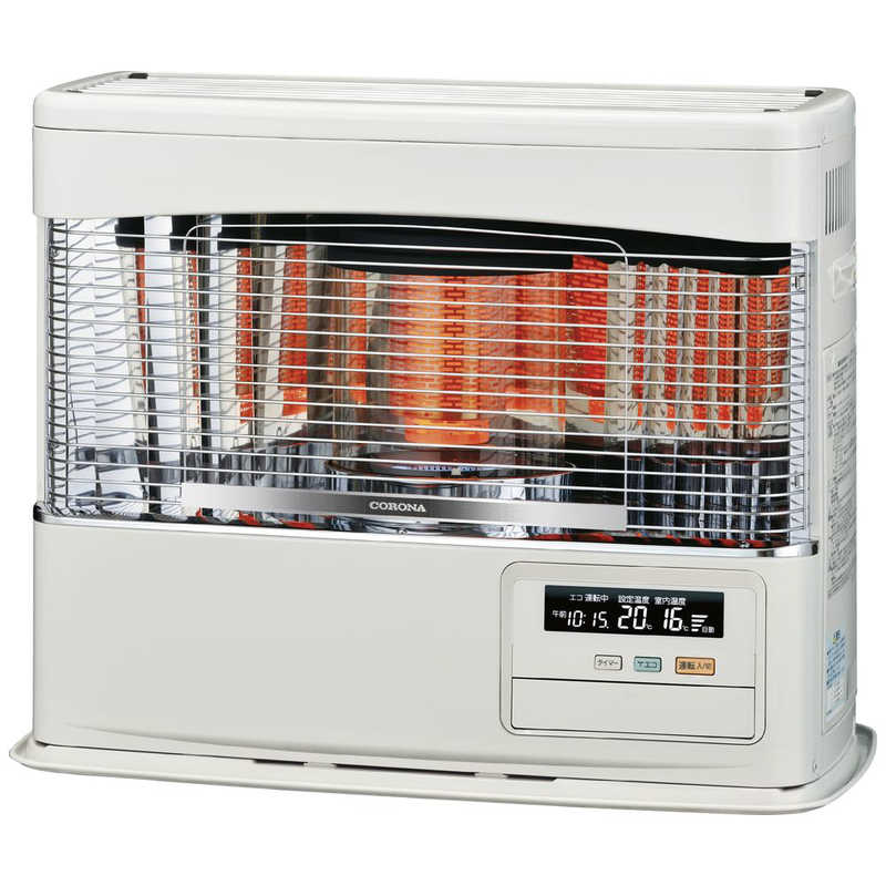【新品・お取り寄せ】★東証上場の安心企業★■CORONA（コロナ）寒冷地用大型ストーブ FF式輻射（ラウンドタイプ） ［ホワイト］FF-6823PR-W【送料無料！(沖縄、離島配送不可）】【kk9n0d18p】のサムネイル