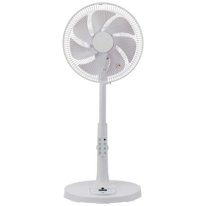 （東証上場の安心企業）新品・在庫あり■YUASA PRIMUS（ユアサプライムス） リビング扇風機 DCモーター 温度センサー搭載 7枚羽根 リモコン付き ホワイト YGT-DH3455GFR-W【送料無料！(沖縄、離島配送不可）】【kk9n0d18p】