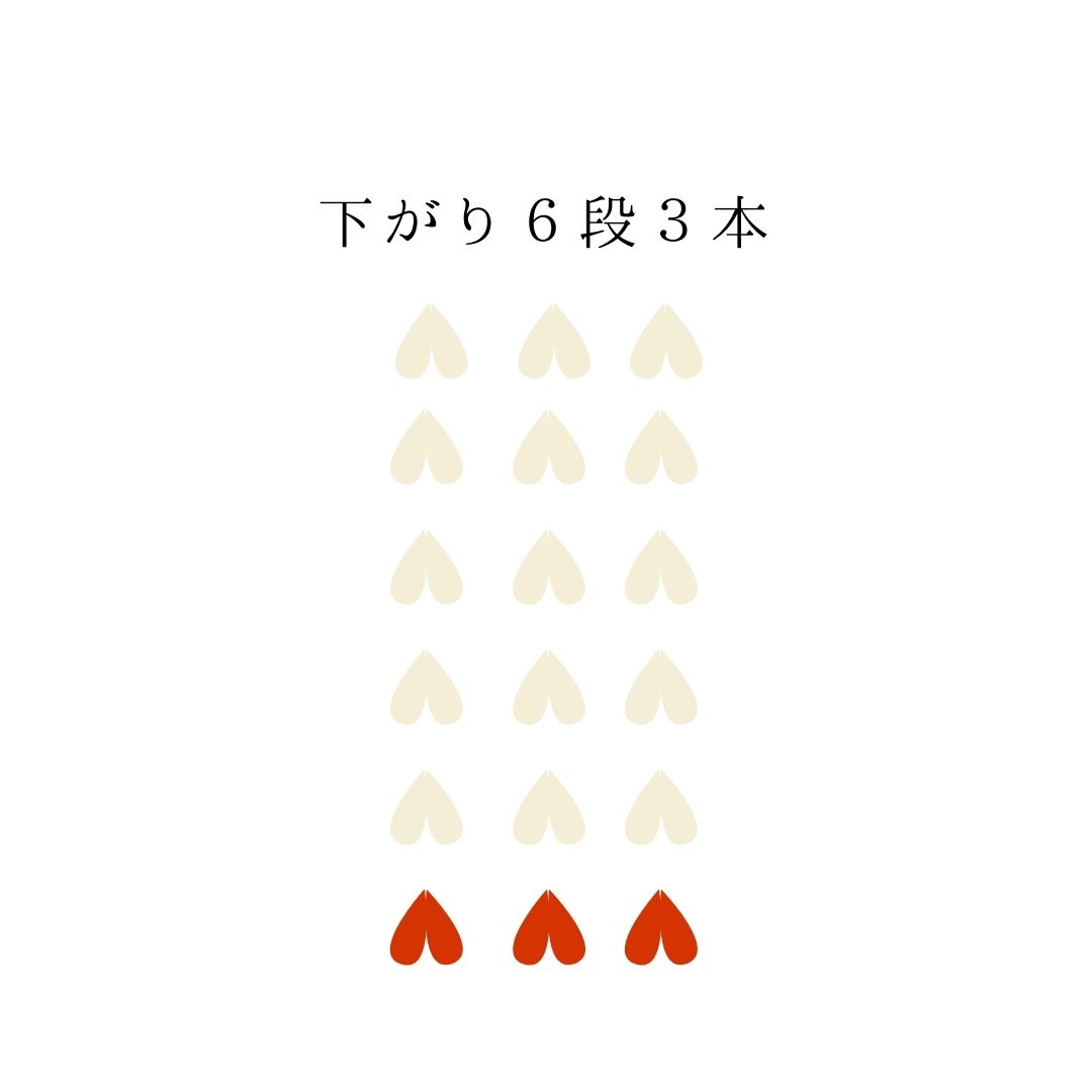 つまみ細工 髪飾り 正絹　「ユーピン熊手付き6段3本下がり」 かんざしに足したい時に　可愛い 縮緬 お節句　七五三   送料無料