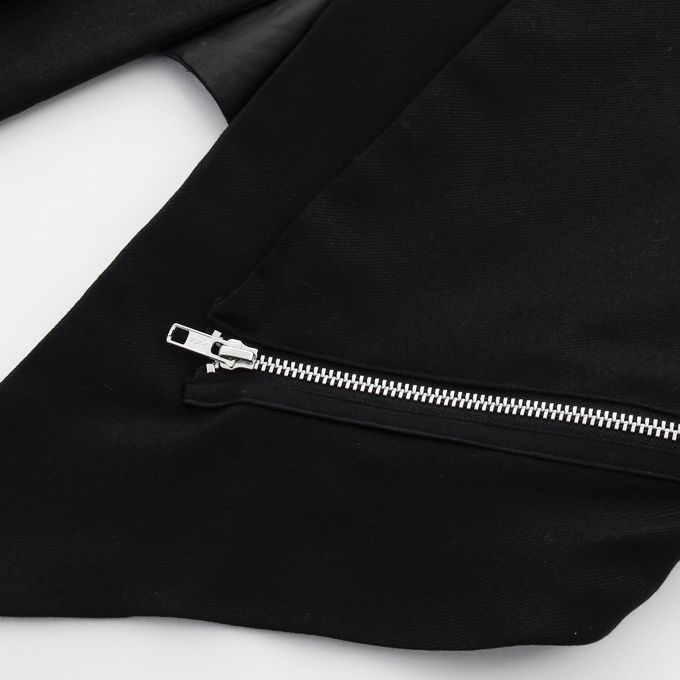 ベスト メンズ モード系 ロング丈 きれいめ ジレ ビッグシルエット アシメレイヤード V系 メンズファッション 日本製 AS SUPER SONIC