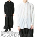 【日本製 アウトレット 在庫限り】シャツ メンズ ドロップショルダー ロング丈 ビッグシルエット ロングスリーブ オーバーシルエット シャツカーデ AS SUP...