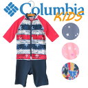 Columbia コロンビア キッズ 子供 カバーオール ロンパース ラッシュガード サンガード 日よけ 吸水 速乾 日よけ対策