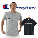 Champion チャンピオン BASIC メンズ 半袖 Tシャツ ロゴ プリント ベーシック シンプル ショートスリーブTシャツ