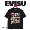 EVISU エビス T-SHIRTS Tシャツ エヴィス ロゴ 刺繍 カモメマーク エヴィス 半袖Tシャツ 日本製 tシャツ ブラッ ク tシャツ エビス 100 コットン プレゼント 人気 おすすめ アメカジ ギフト ラッピング made in japan