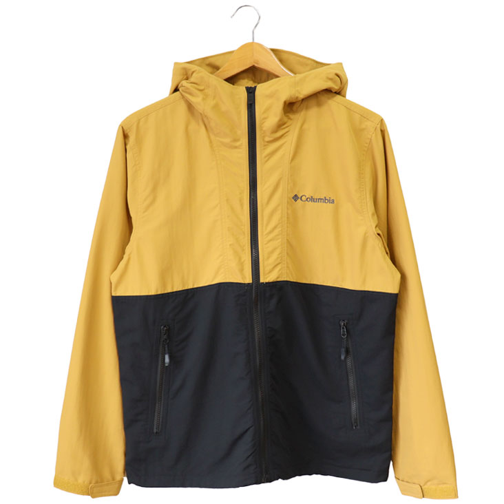 Columbia コロンビア ナイロンジャケット HAZEN JACKET ジャケット フード ポケット パッカブル コンパクト 軽量 撥水 オムニシールド アウター 上着 メンズ 春 夏 アウトドア キャンプ ハイキング 通勤 通学 ロゴ 刺繍 機能的 かっこいい 高性能 プレゼント ラッピング