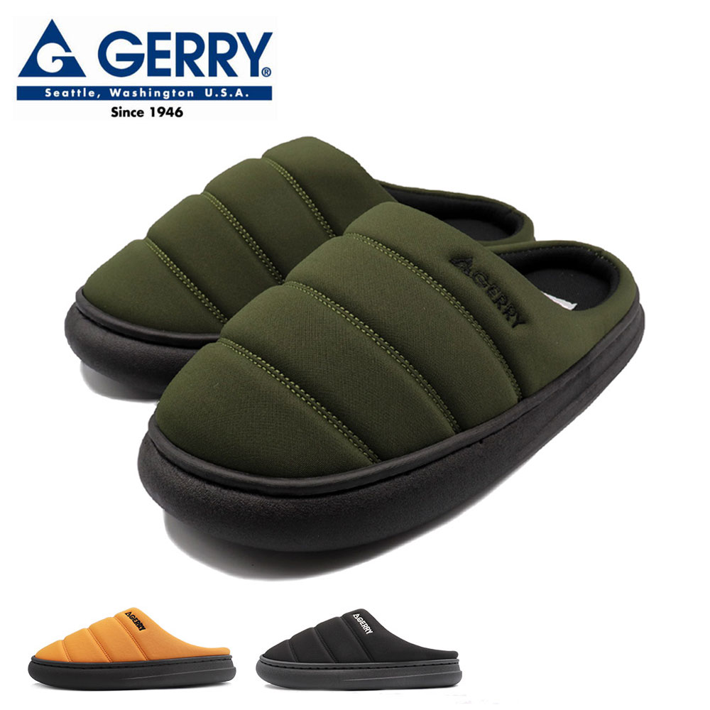 GERRY メンズ サンダル サボサンダル クロッグサンダル スリッポン 防寒 軽量 アウトドア キャンプ ジ..