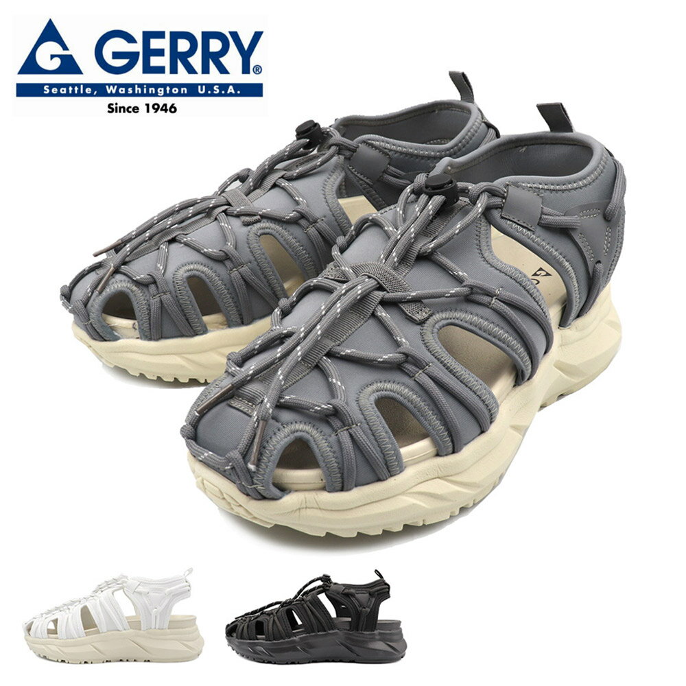 Rakuten - GERRY メンズ サンダル スポーツサンダル 軽量 厚底 アウトドア ジェリー GR-6604 紳士 靴