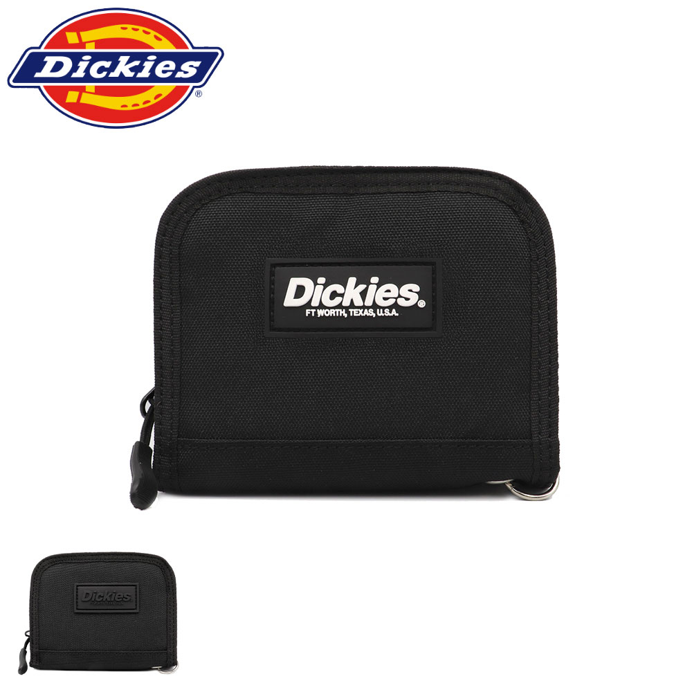Rakuten - Dickies 財布 二つ折り財布 ストラップ 軽量 小銭入れ付き ラウンドファスナー ディッキーズ L25244
