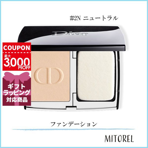 クリスチャンディオール CHRISTIAN DIOR ディオールスキンフォーエヴァーコンパクトナチュラルベルベット 10g#2N ニュートラル【140g】