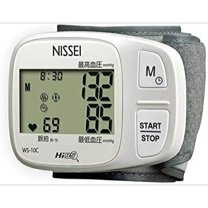 NISSEI ニッセイ 日本精密測器 手首式デジタル血圧計 WS-10C