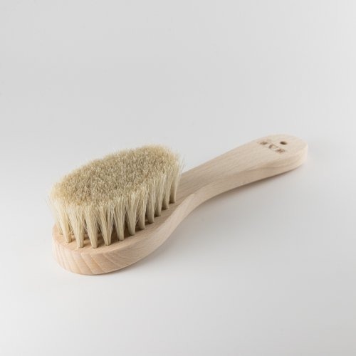 アートブラシ 白馬毛の洋服ブラシ 天然木 馬毛 ブラッシング 衣類ブラシ 手入れ スーツ 日本製 正規品