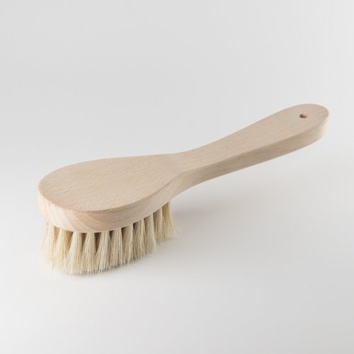 アートブラシ 白馬毛の洋服ブラシ 天然木 馬毛 ブラッシング 衣類ブラシ 手入れ スーツ 日本製 正規品