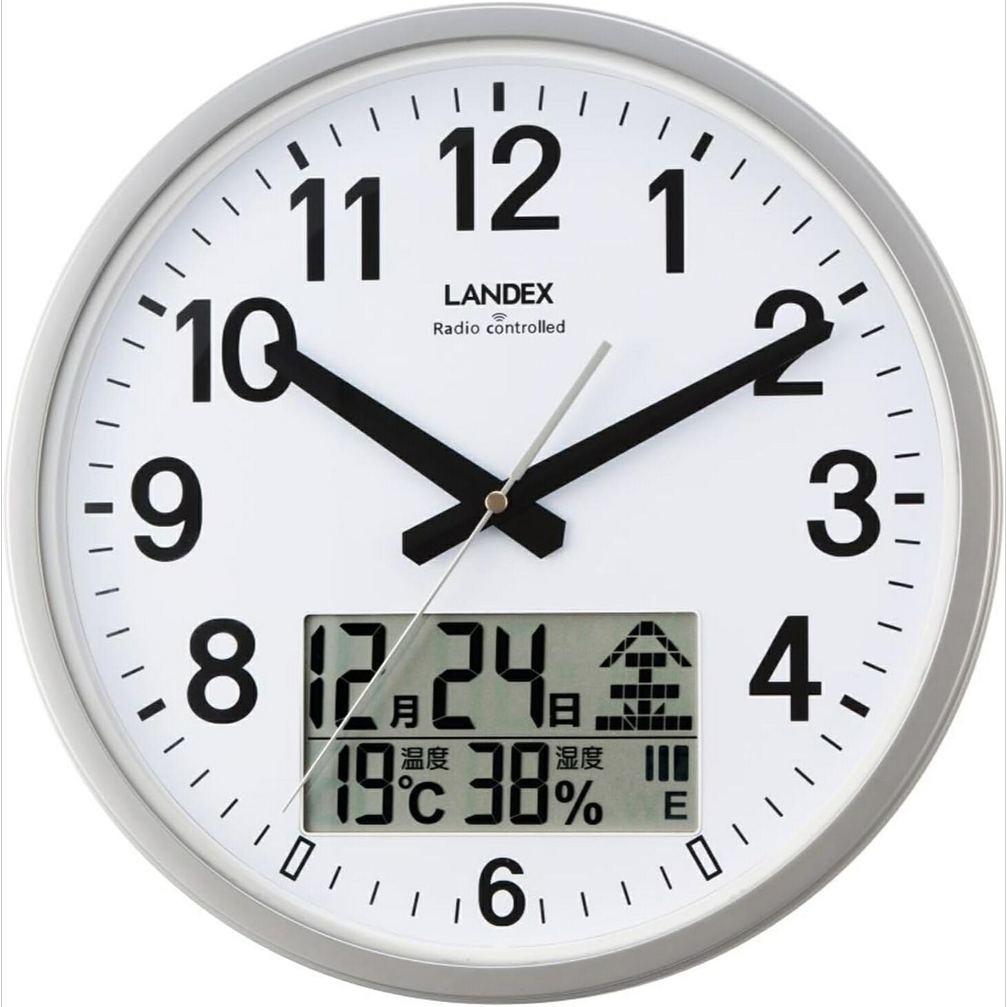 楽天市場】landex ランデックス バカデカ電波時計 yw9088 楽天市場】landex ランデックス バカデカ電波時計 yw9088