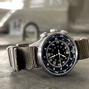 M.R.M.W モントルロロイ ミリタリーウォッチ TYPE A-15 ELAPSED TIME タイプA-15ラプスタイム /montre roroi military watch タイプAシリーズ ベルト幅16mm 男女兼用 メンズ レディース(ベルト選択サービスあり)