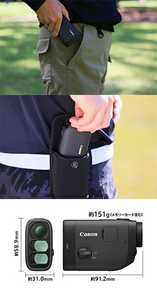 キヤノン PowerShot GOLF (4549292231083) 手ぶれ補正・ズーム付携帯型レーザー距...