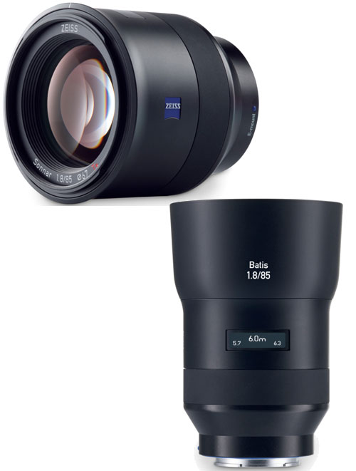 [3年保険付] CarlZeiss Batis 1.8/85mm SONY E-mount フルサイズセンサー対応望遠レンズ 日本カールツァイスからの正規品 Sonnar T*85mm F1.8 ソニーαEマウント[02P07Feb16]