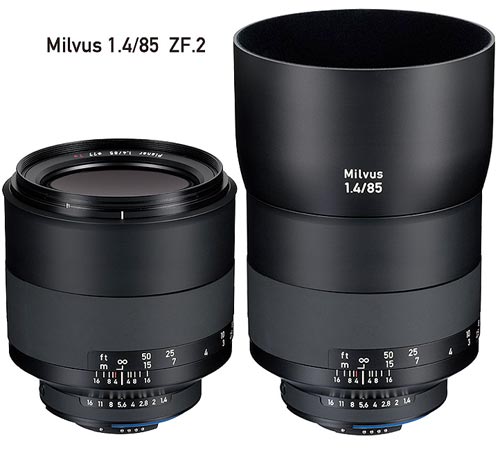 CarlZeiss ミルバス Milvus 1.4/85 ZF.2　ニ