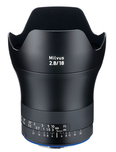 [3年保険付] CarlZeiss ミルバス Milvus 2.8 18mm ZE キヤノン EOS用 納期1〜2週間程度 [fs04gm][02P05Nov16]