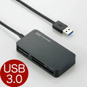 【メール便で送料無料-3】エレコム USB3.0対応カードリーダ MR3-A006BK メモリカードリーダライタ 02P05Nov16