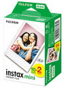 Fuji Instax mini チェキフィルム2本入り（20枚分）4547410377231 [02P05Nov16]