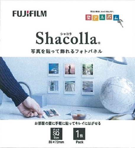 Fujifilm シャコラ(Shacolla)壁タイプ SQチェキサイズ 1枚入り チェキスクエア用『即納〜3営業日後の発送』