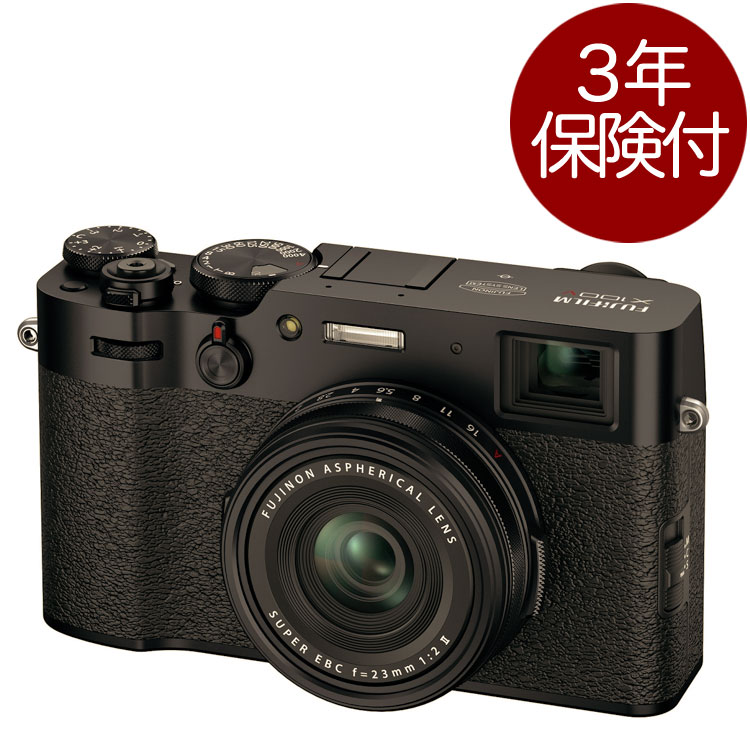 [3年保険付] Fujifilm X100V Black デジタルカメラ ブラック　アドバンスト・ハイブリッドビューファインダー搭載デジカメ[02P05Nov16]のサムネイル