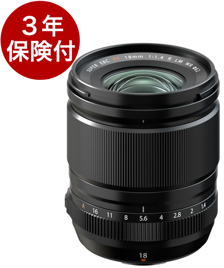 [3年保険付] Fujifilm FUJINON XF18mmF1.4 R LM WR 広角レンズ フジノンXシリーズ一眼用広角レンズ [02P05Nov16]