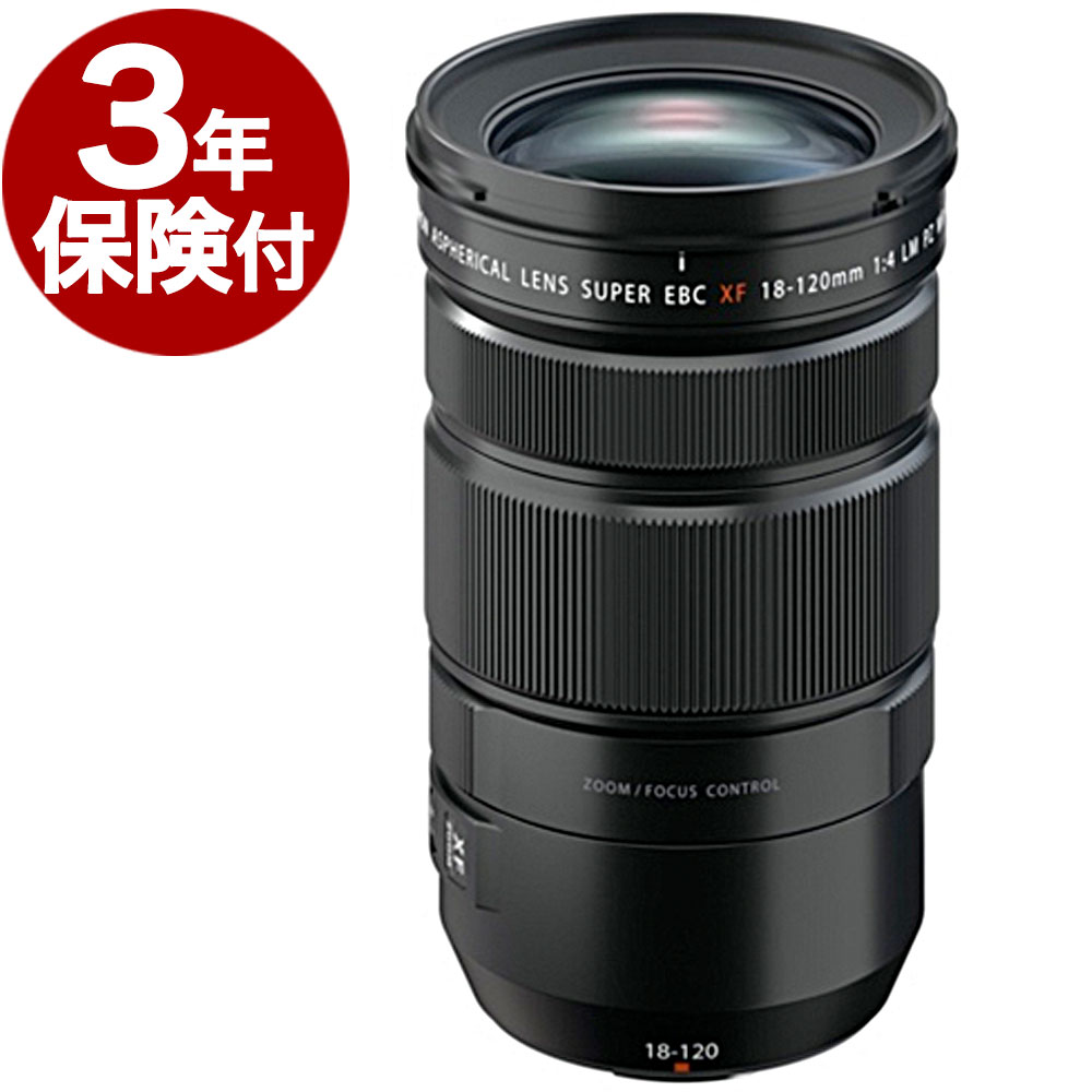 [3年保険付] Fujifilm フジノンレンズ XF18-120mmF4 LM PZ WR防塵防滴高倍率標準ズームレンズ[02P05Nov16]