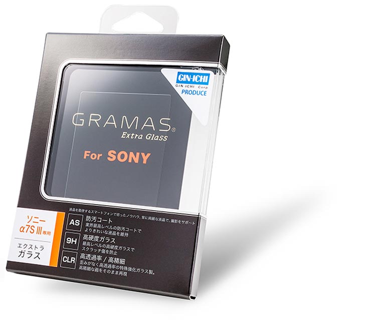 GIN-ICHIxGRAMAS Extra Glass for Sony α7SIII / α7C 坂本ラヂオ製ソニーa7SIII / α7C用液晶保護ガラス 02P05Nov16