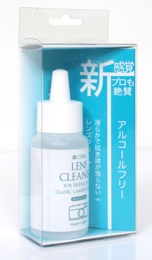 CURA[蔵] レンズクリーナー 50ml CLC-050 (4560491550003) コーティングを溶かさないアルコールフリーの光学レンズ・フィルター専用クリーニング液[02P05Nov16]