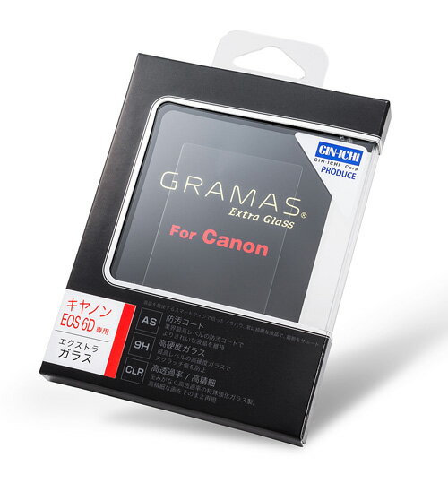 GIN-ICHIxGRAMAS Extra Glass for Canon EOS6D MarkII 坂本ラヂオ製キヤノンイオス6Dマーク2用液晶保護ガラス[02P05Nov16]