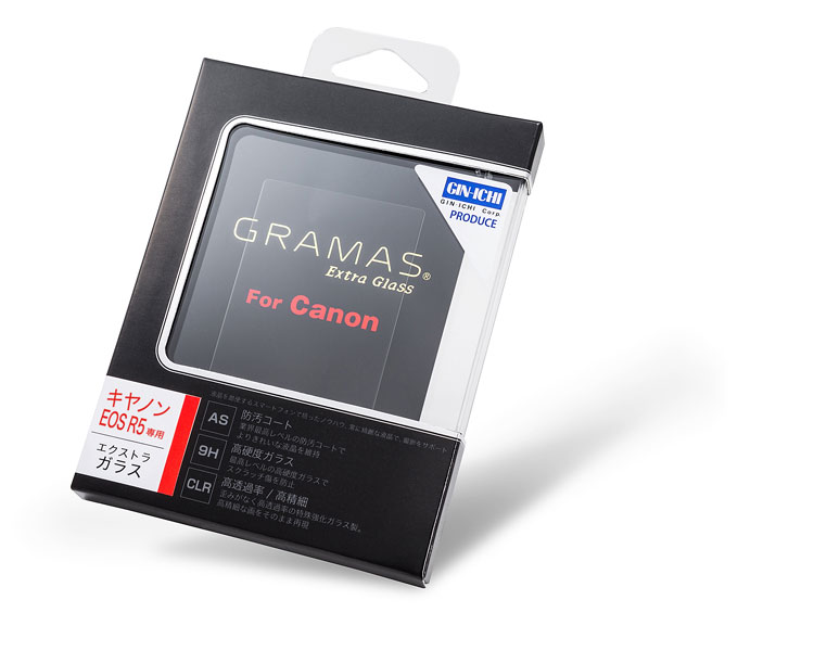メール便で送料無料 GIN-ICHIxGRAMAS Extra Glass for Canon EOS R5 DCG-CA20 坂本ラヂオ製キヤノンイオスR5用液晶保護ガラス 02P05Nov16