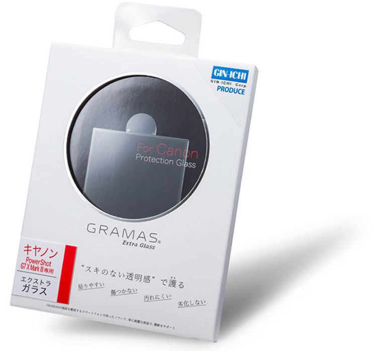 [᡼̵]GIN-ICHIxGRAMAS Extra Glass for Canon PowerShot G7X MarkIII ܥ¥Υѥå G7Xޡ3 ѱվݸ饹[02P05Nov16]