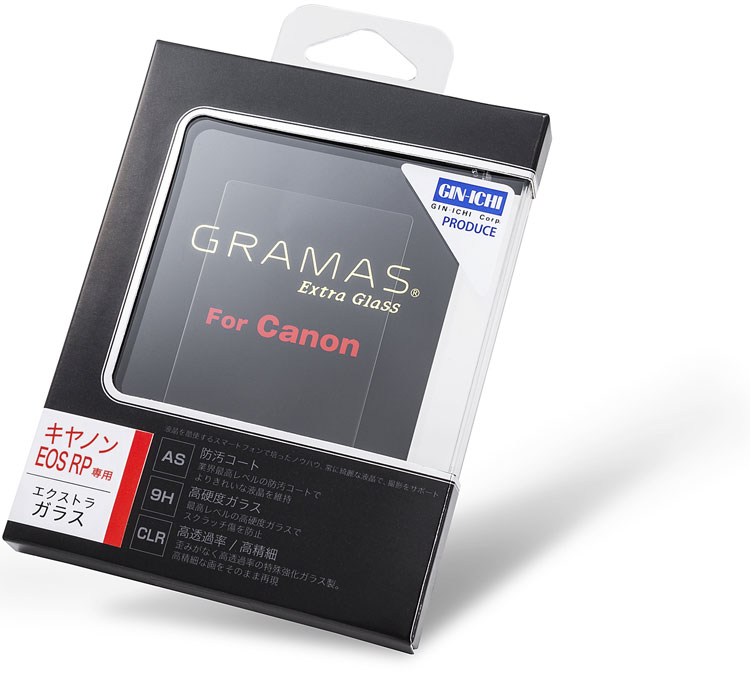 GIN-ICHIxGRAMAS Extra Glass for Canon EOS RP用 坂本ラヂオ製ハイエンドデジタルカメラキヤノンイオスRP用9H超硬度液晶保護ガラス 02P05Nov16