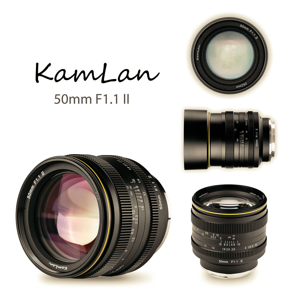 [3ǯ�ݸ���] KAMLAN ������ 50mm F1.1 II APS-C/�ե������������󥵡��ߥ顼�쥹�б������ñ����ɸ���� [02P05Nov16]