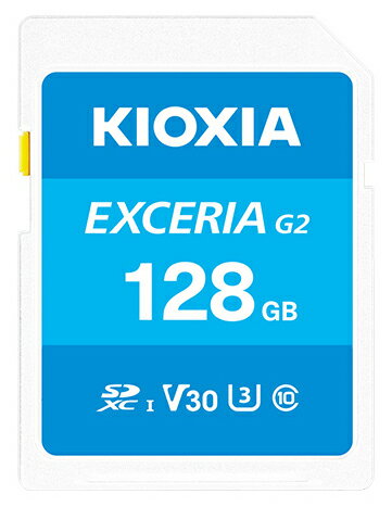 [ゆうパケット発送選択可-2] キオクシア EXCERIA G2 128GB UHSスピードクラス3 Class10 UHS-I SDHC/SDXCカード KSDU-B128G (4582563857094) KIOXIA エクセリア G2 [02P05Nov16]