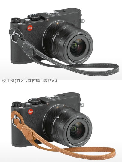 Leica ライカX/M用ハンドストラップ　ブラック18782／コニャック18783[fs04gm][02P05Nov16]