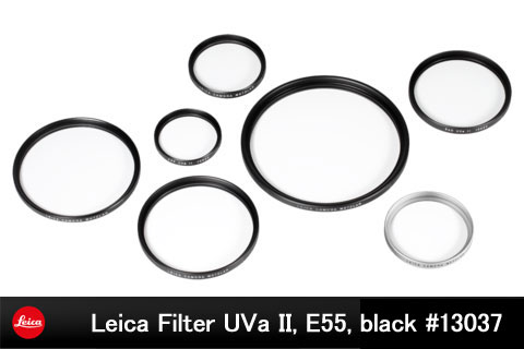 ライカ UVaIIフィルターE55 ブラック枠 13037 メール便で送料無料-3 Leica Filter UVa II, E55, black 02P05Nov16